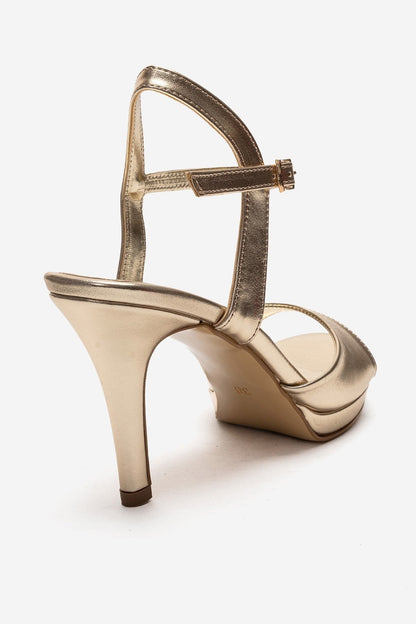 POISE - Gold Platform Stiletto Pump (Women)