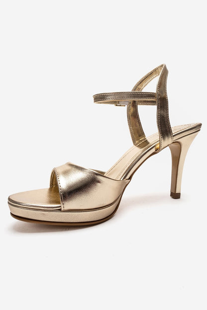 POISE - Gold Platform Stiletto Pump (Women)