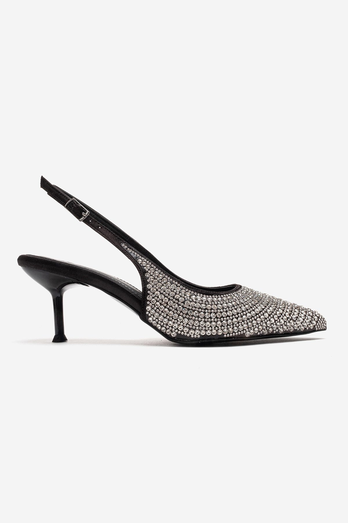 YASMINA - Black Stiletto Pump (Women)