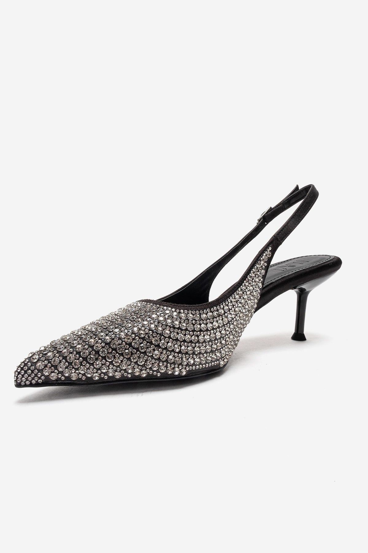 YASMINA - Black Stiletto Pump (Women)