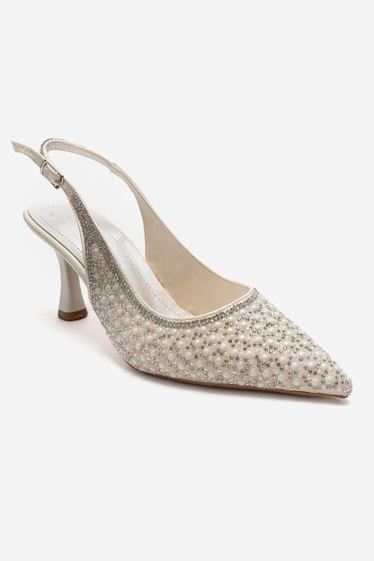 LINNEA - Off-White Stiletto Pump (Women)