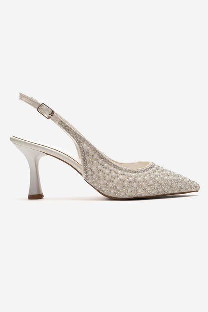LINNEA - Off-White Stiletto Pump (Women)