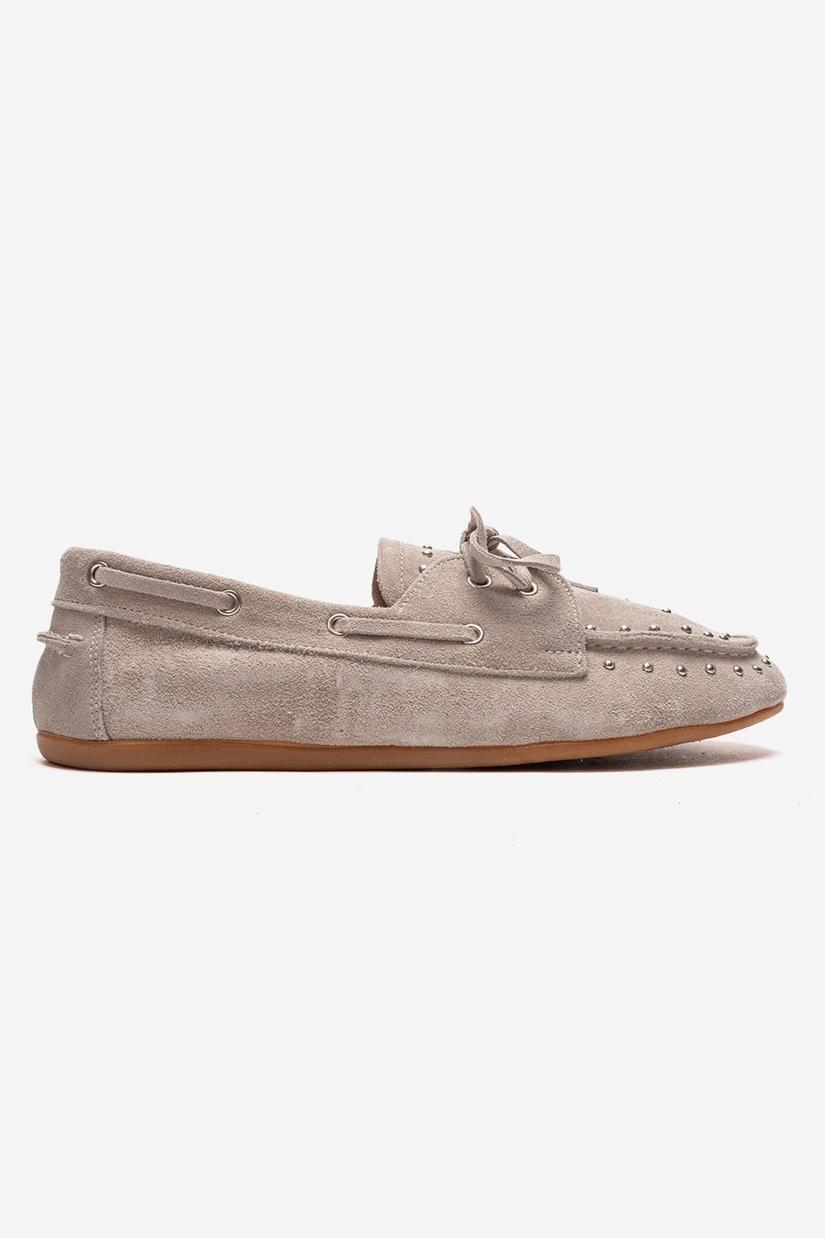 CUESTA - Beige Genuine Suede Leather Loafer (Women)