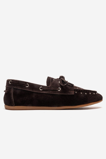 CUESTA - Brown Genuine Leather Loafer Shoe (Women)