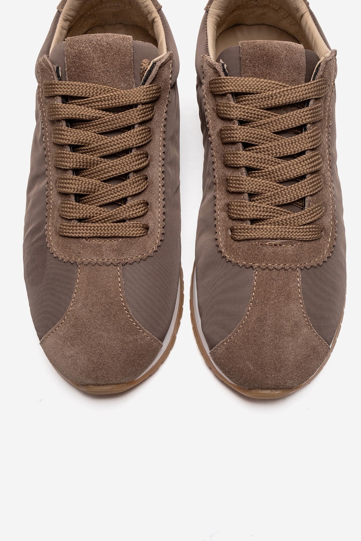 UNICA - Taupe Genuine Leather Sneaker (Women)