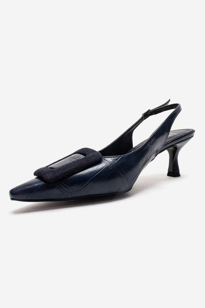 Dublin - Navy Stiletto Pump (Women)