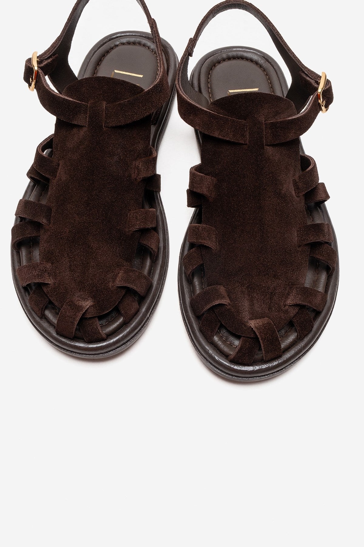 Alone - Brown Genuine Leather Gladiator Sandal (Women)