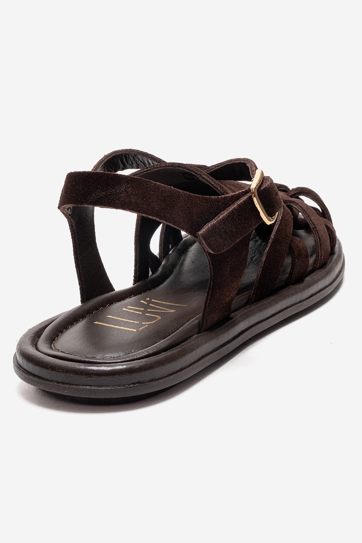 Alone - Brown Genuine Leather Gladiator Sandal (Women)