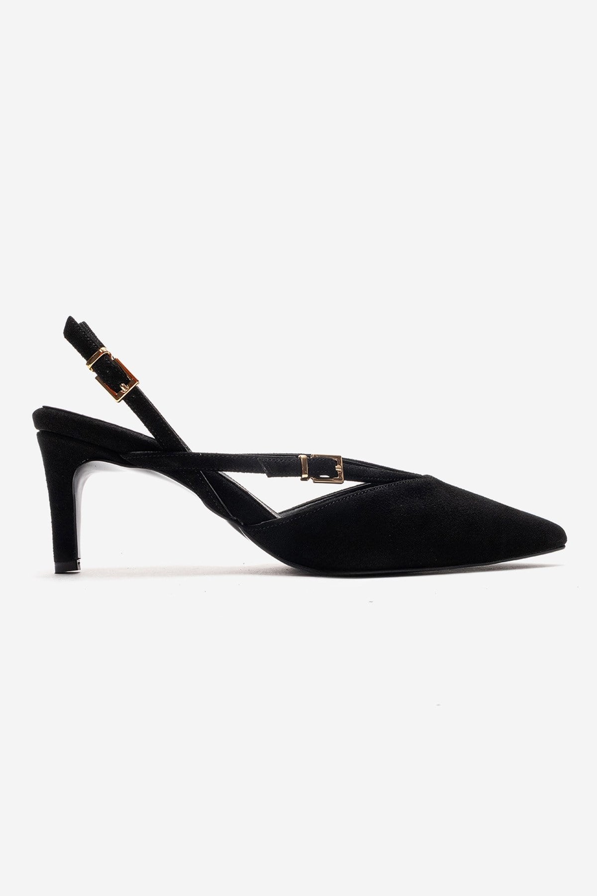 Armonia - Black Suede Band Detail Stiletto Pump (Women)