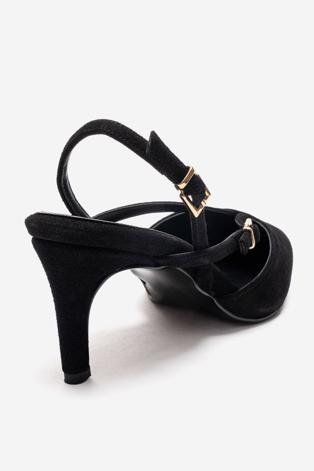 Armonia - Black Suede Band Detail Stiletto Pump (Women)