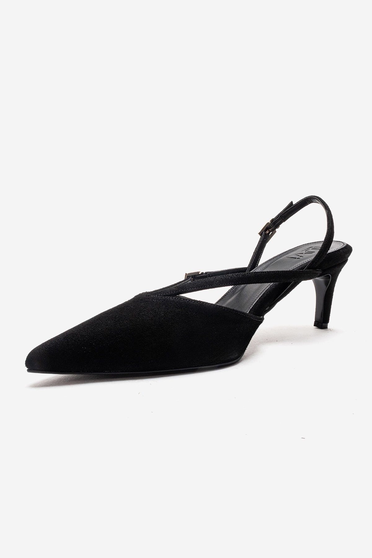 Armonia - Black Suede Band Detail Stiletto Pump (Women)