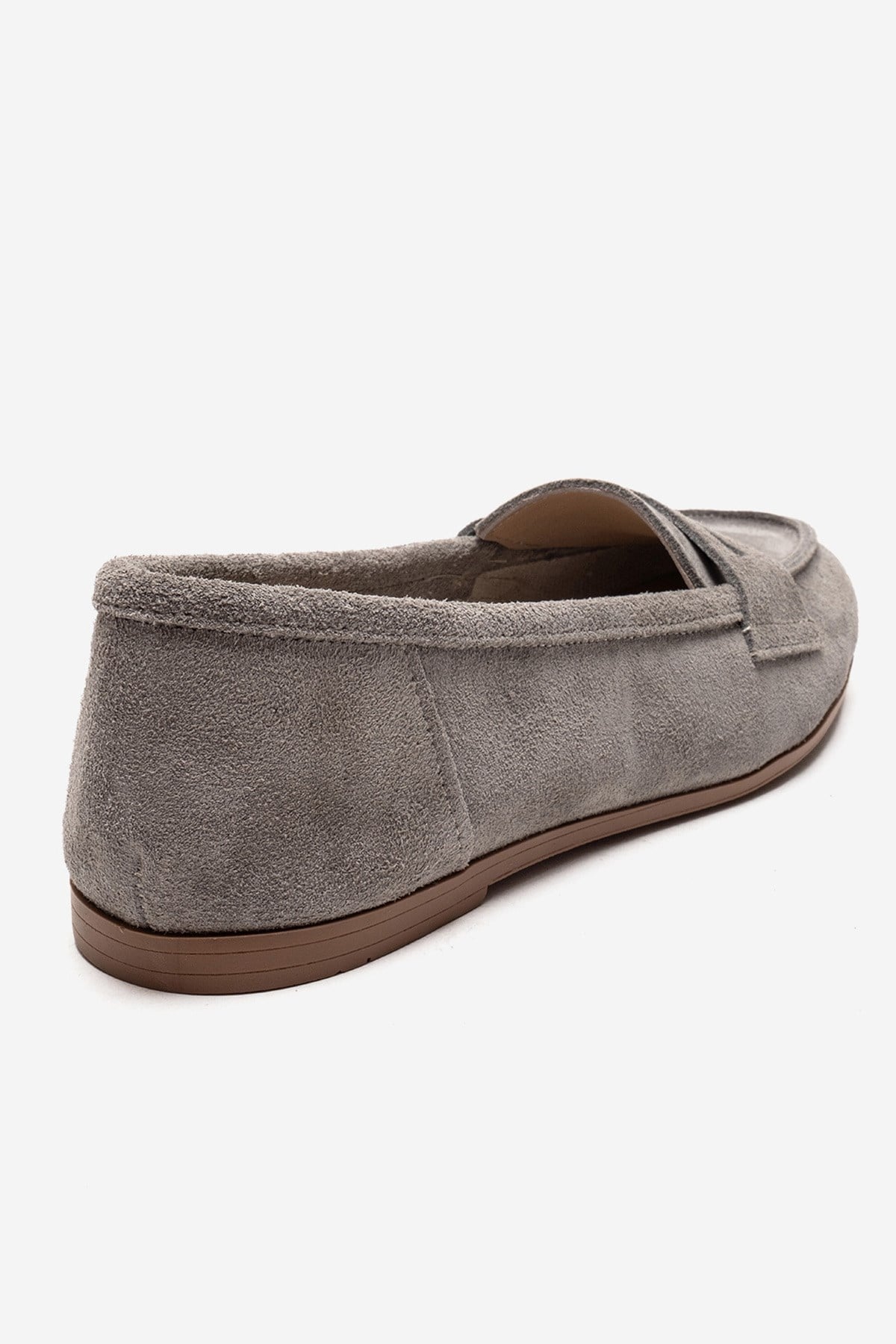 Dorothy - Light Gray Genuine Leather Loafer (Women)