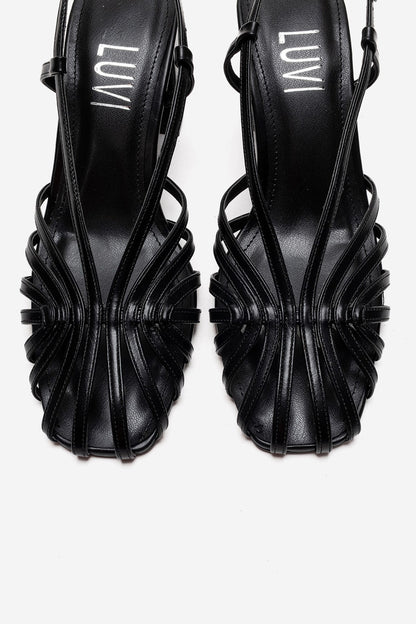 WILDA - Black Block Heel Shoe (Women)