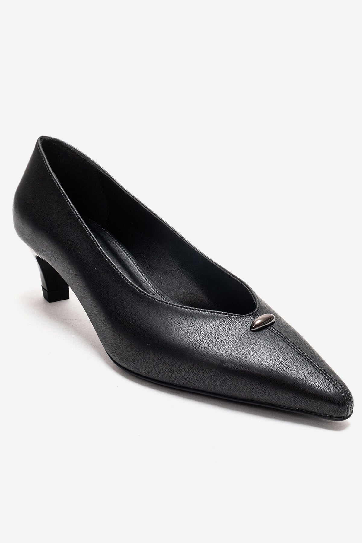 VERSAY - Zapatos de tacón bajo de aguja con puntera (Mujer)