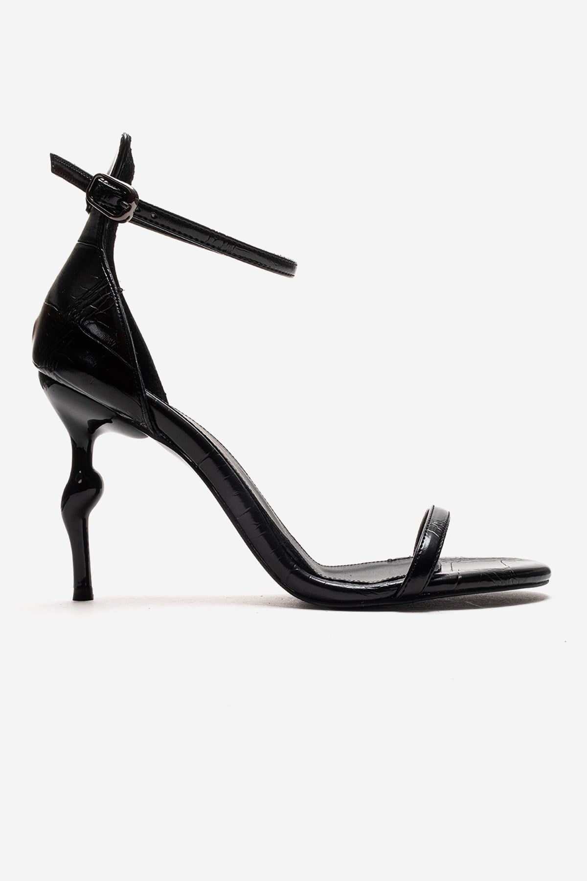 Yelena - Black Patent Thin Strap Stiletto Pump (Women)