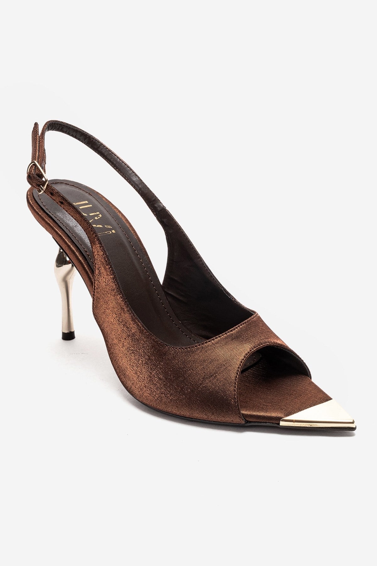 AMORE - Zapatos de tacón estilo slingback en bronce (Mujer)