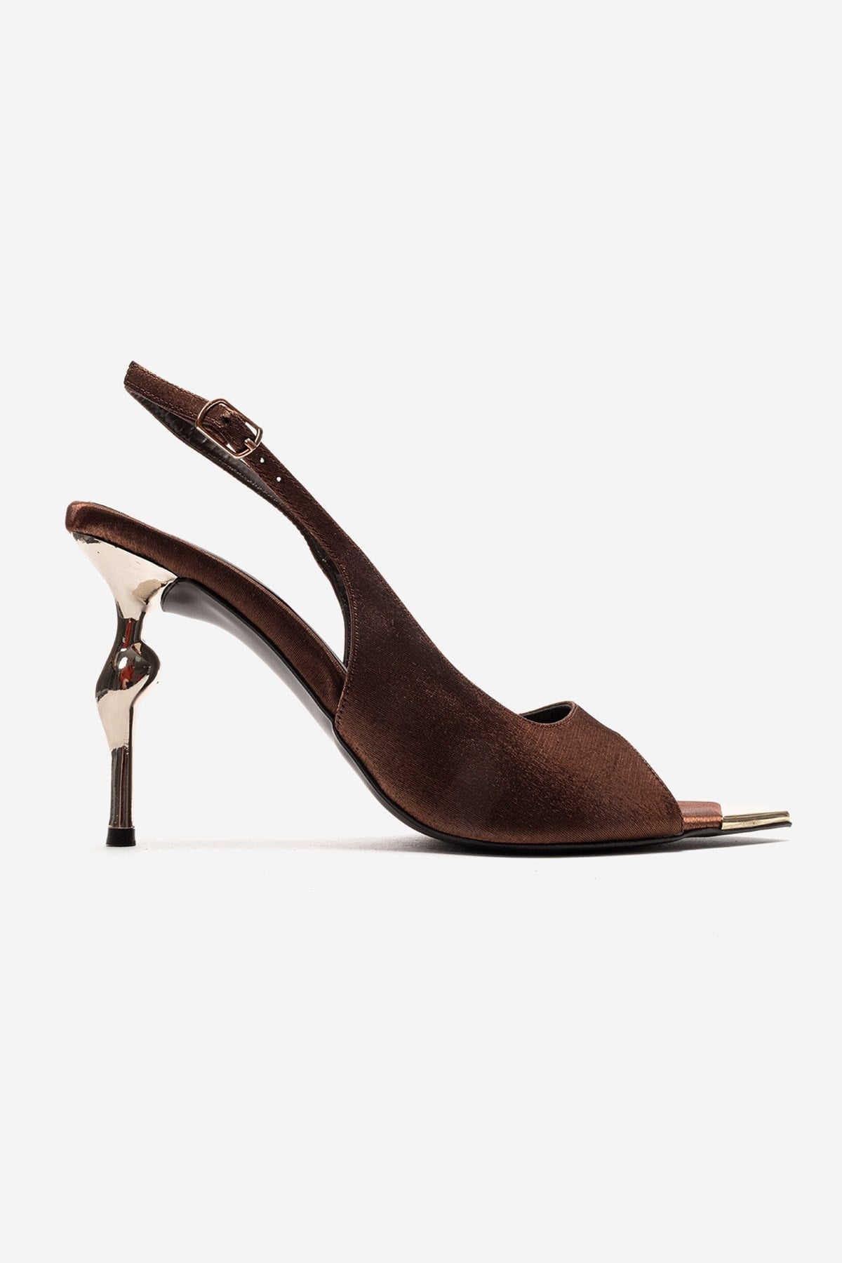 AMORE - Zapatos de tacón estilo slingback en bronce (Mujer)