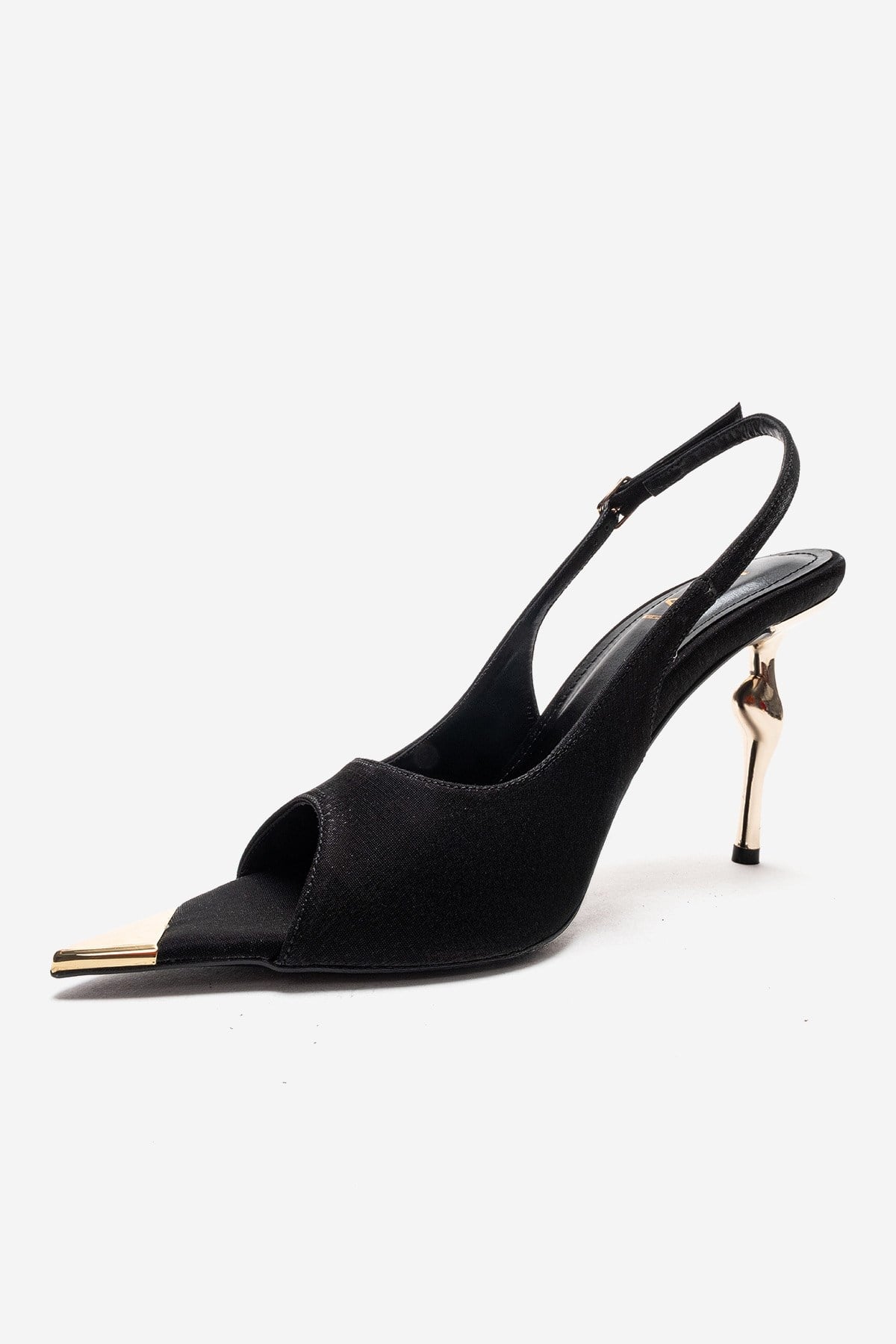 AMORE - Zapatos de tacón estilo "Slingback Stiletto" negros (Mujer)