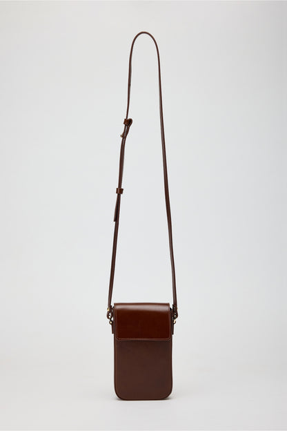 Ales Brown Mini Crossbody Bag