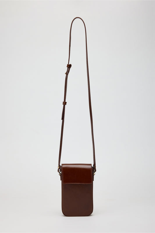 Ales Brown Mini Crossbody Bag