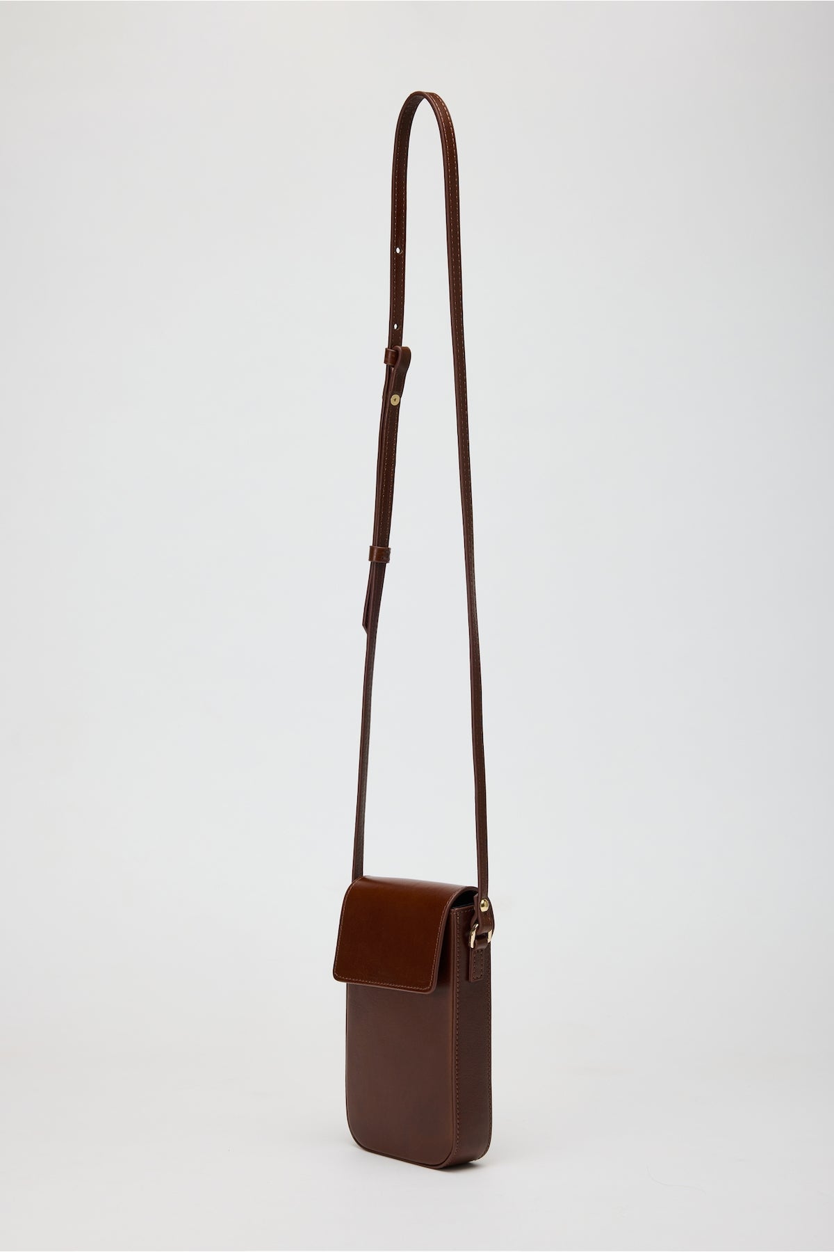 Ales Brown Mini Crossbody Bag