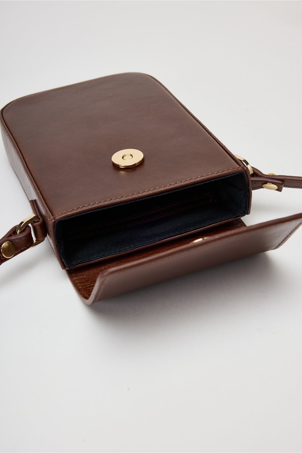 Ales Brown Mini Crossbody Bag