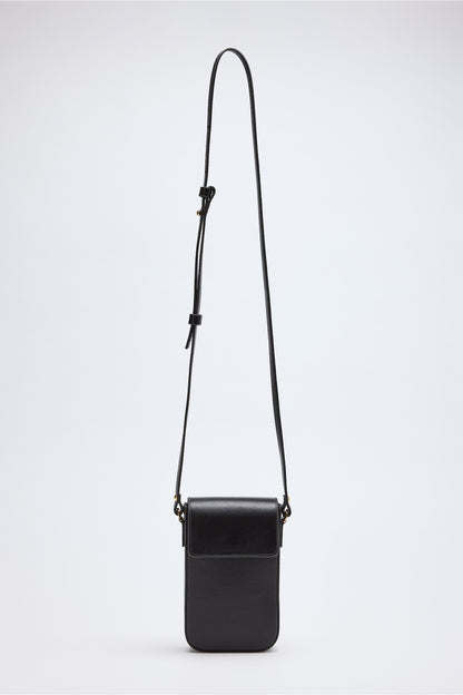 Bolso bandolera mini Ales marrón oscuro