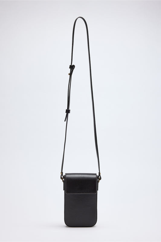 Ales Dark Brown Mini Crossbody Bag