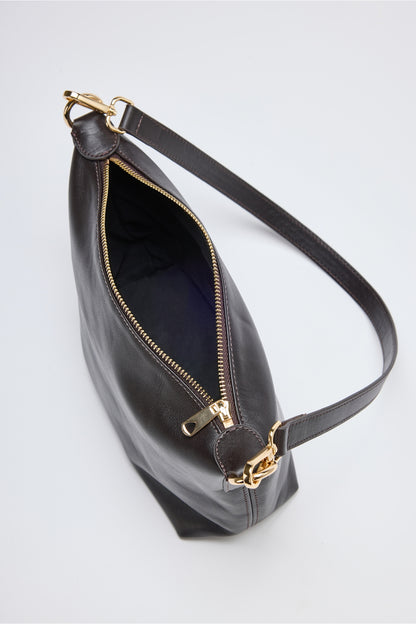 Nila Slouchy Shoulder Bag - Black Fw25-0005