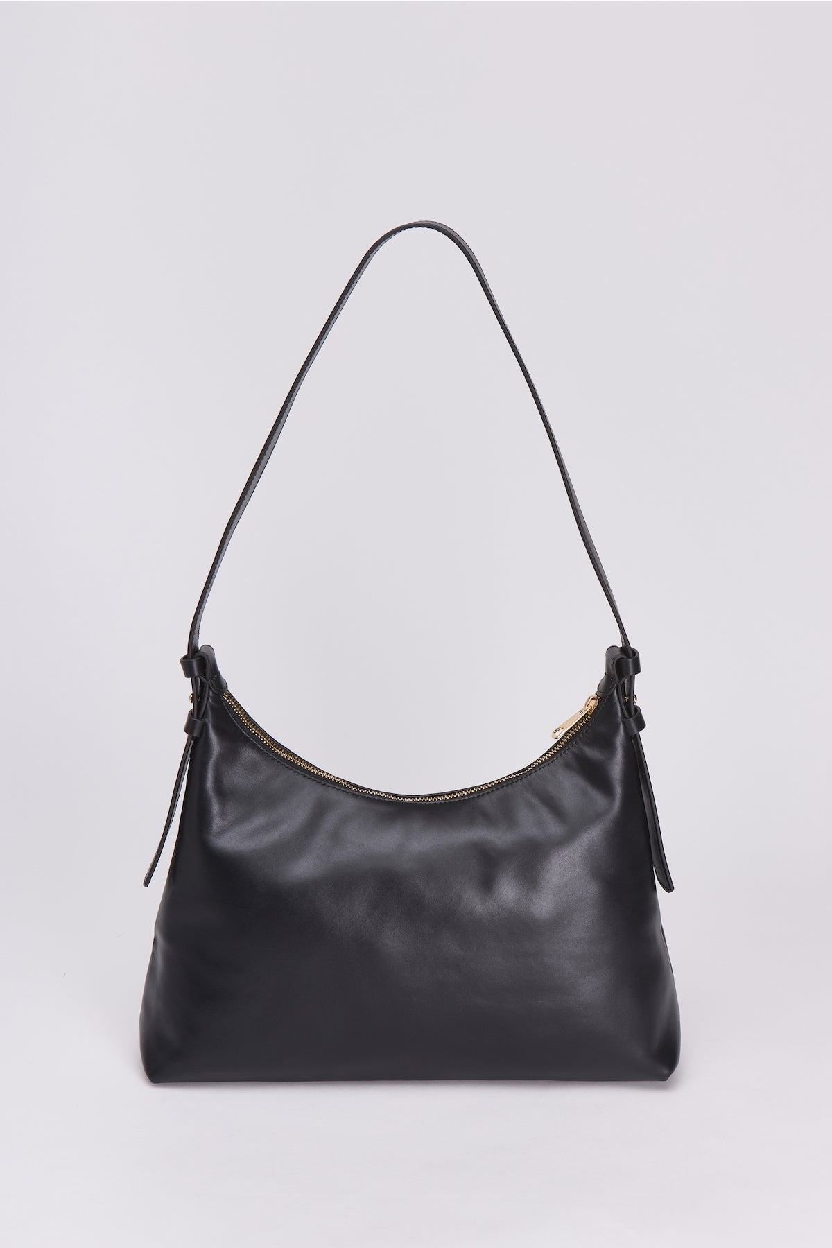 Bolso de hombro Elena Hobo - Negro Fw25-0007