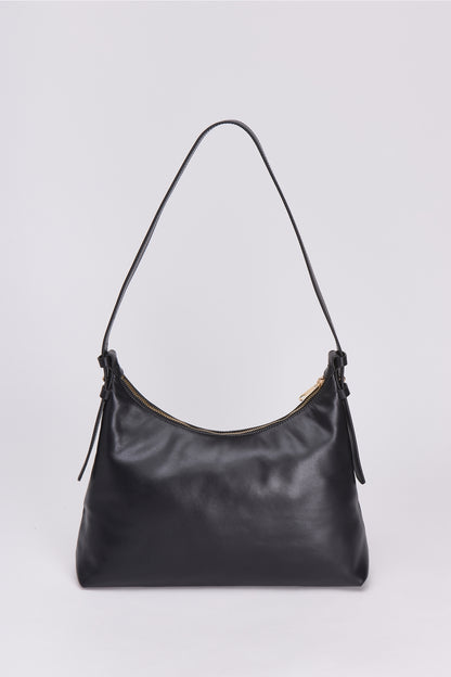 Bolso de hombro Elena Hobo - Negro Fw25-0007