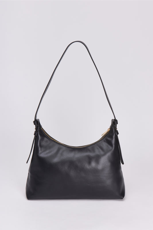 Bolso de hombro Elena Hobo - Negro Fw25-0007