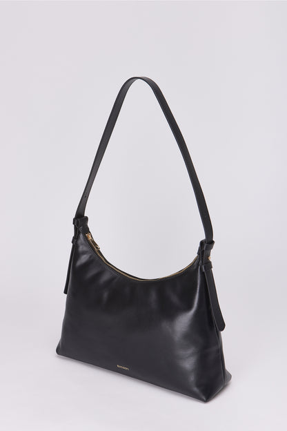 Bolso de hombro Elena Hobo - Negro Fw25-0007