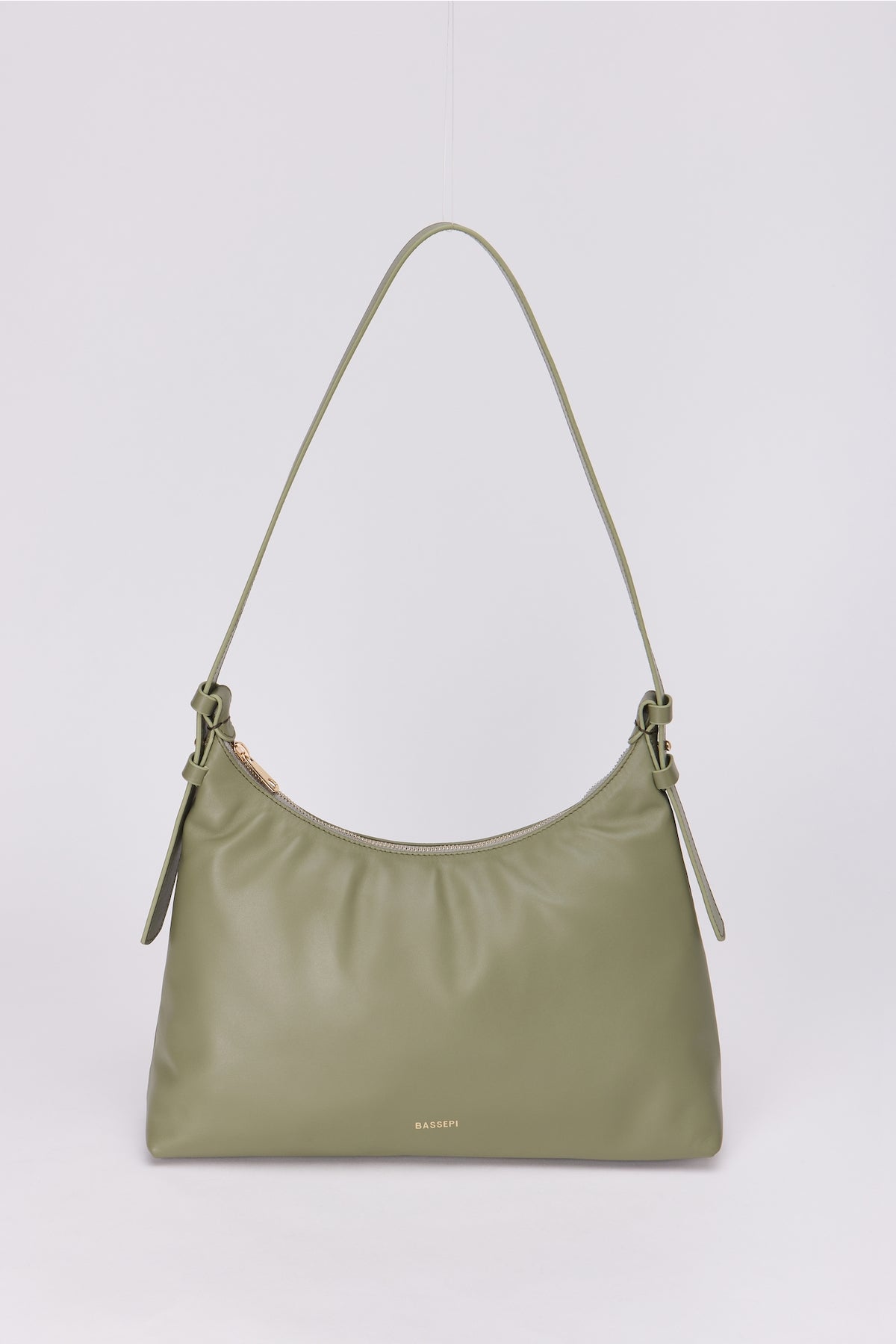Elena Hobo Shoulder Bag - Sage Green Fw25-0010