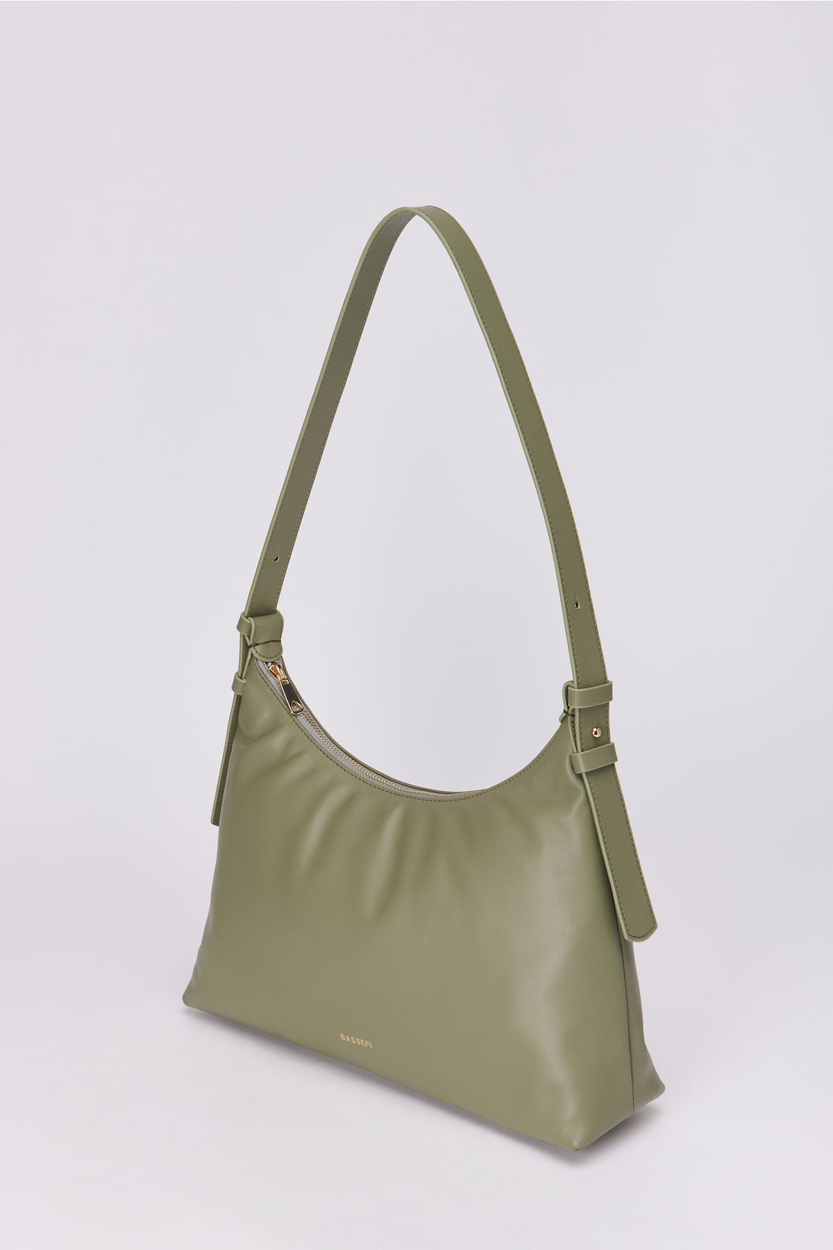 Elena Hobo Shoulder Bag - Sage Green Fw25-0010