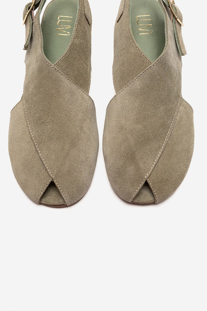 Monaro - Green Genuine Leather Sandal (Women)