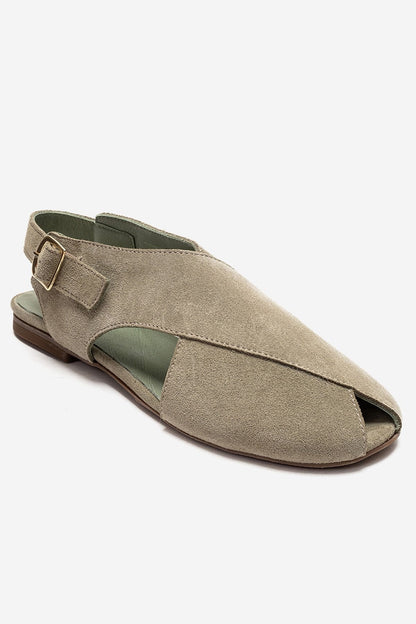 Monaro - Green Genuine Leather Sandal (Women)