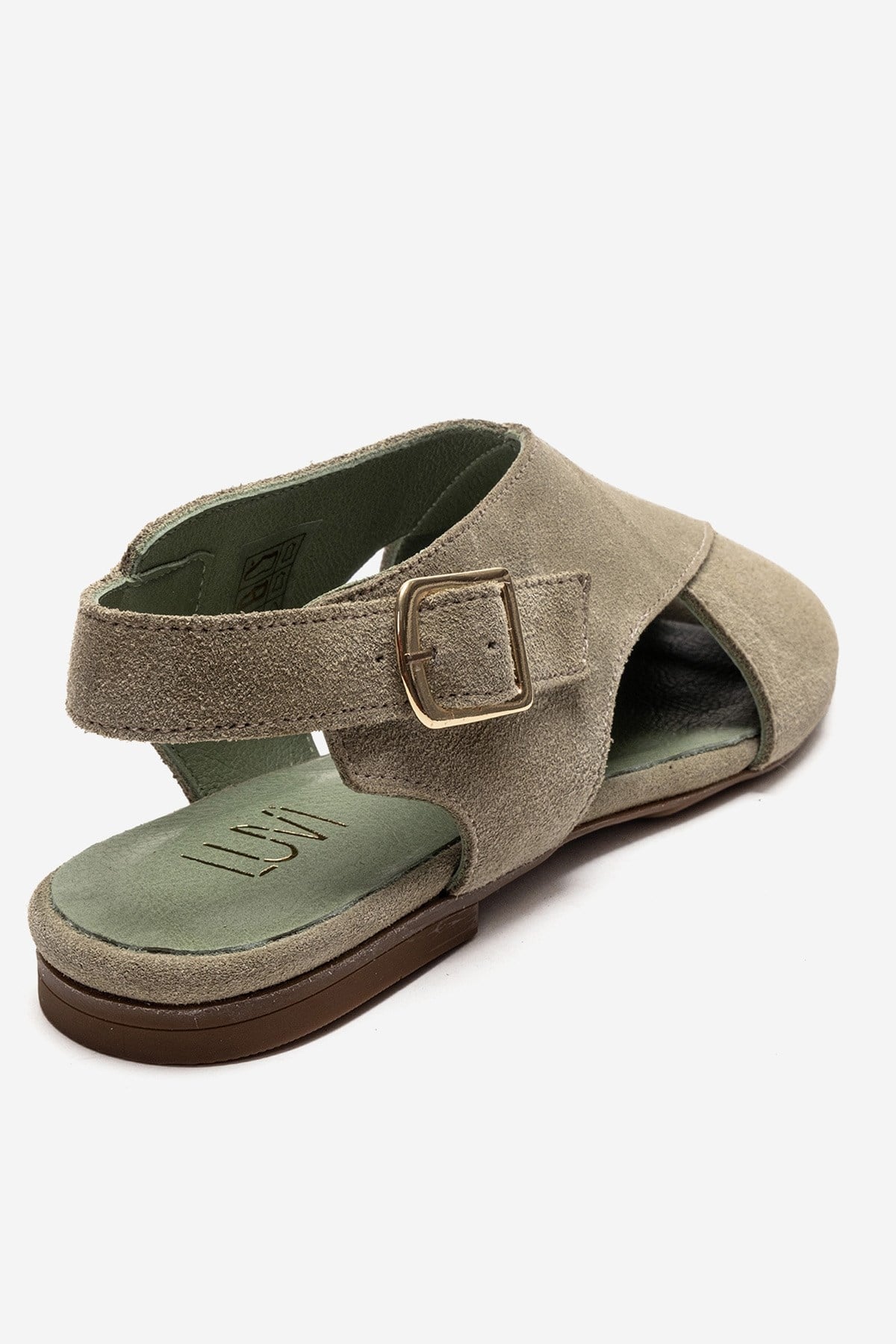 Monaro - Green Genuine Leather Sandal (Women)