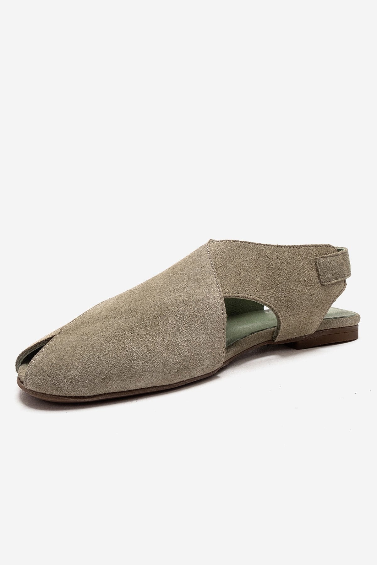 Monaro - Green Genuine Leather Sandal (Women)