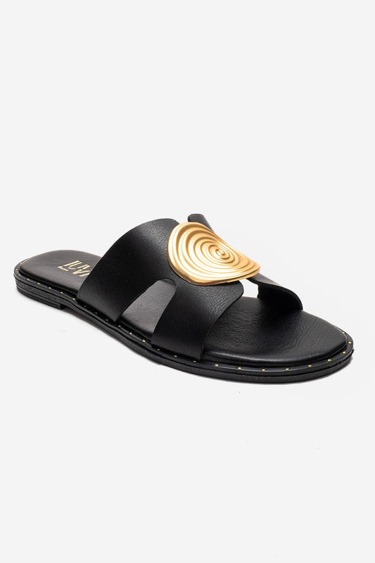 Nolita - Sandalia de cuero genuino negro (Mujer)