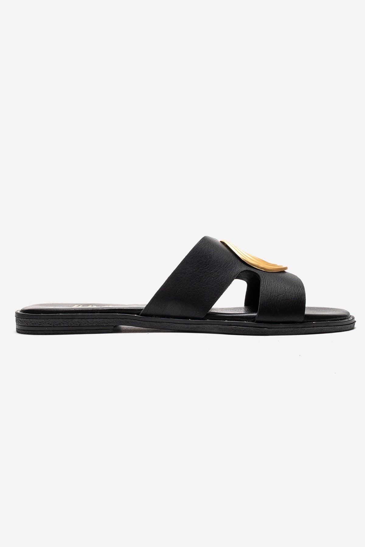 Nolita - Sandalia de cuero genuino negro (Mujer)