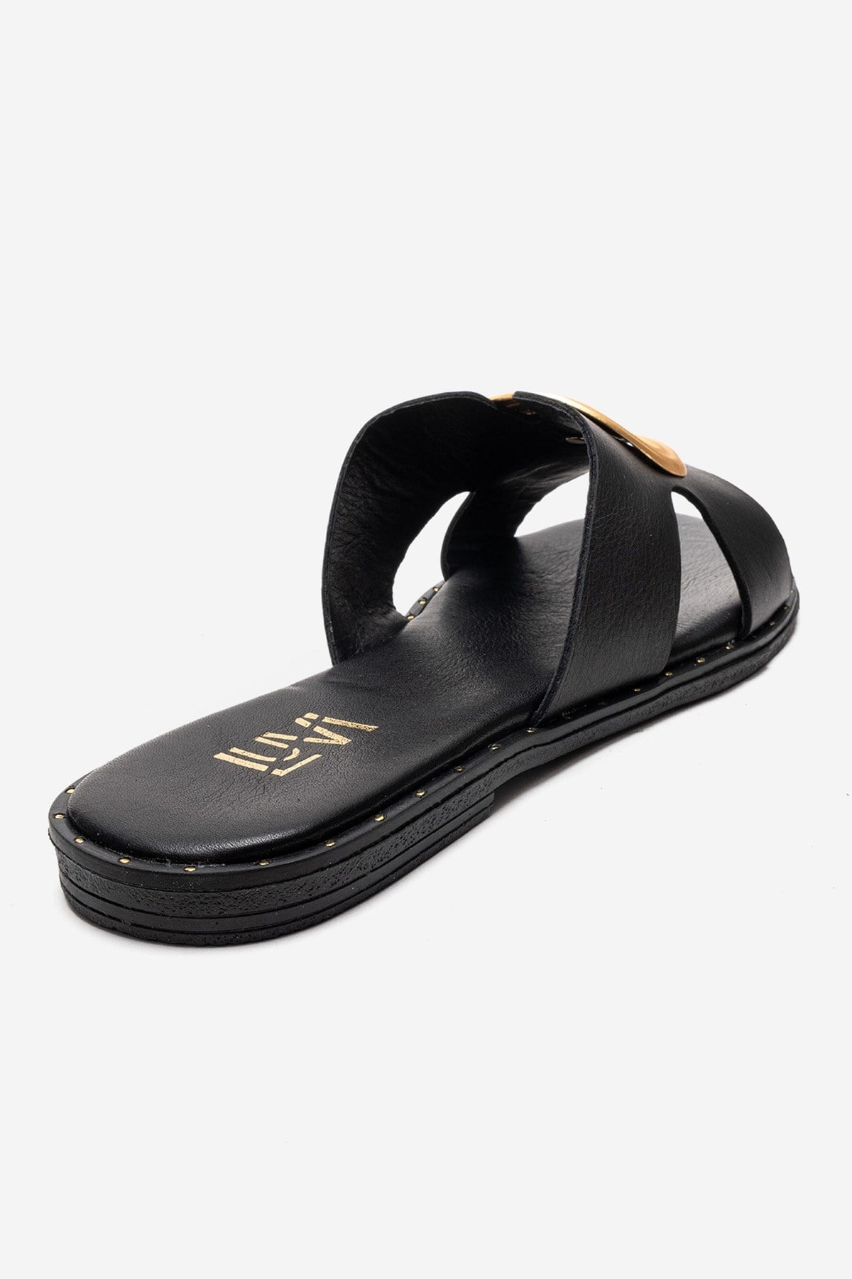 Nolita - Sandalia de cuero genuino negro (Mujer)