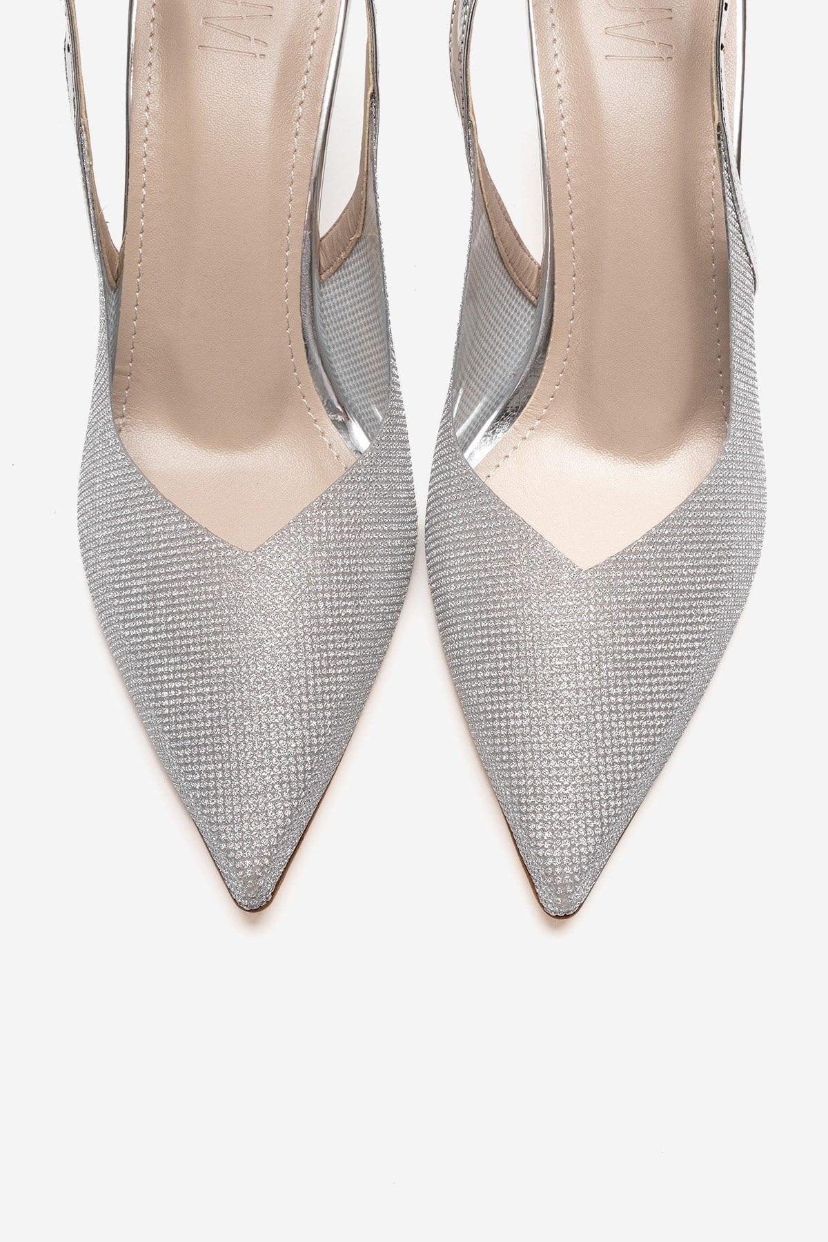 Dorata - Zapatos de tacón de aguja con adornos plateados (Mujer)
