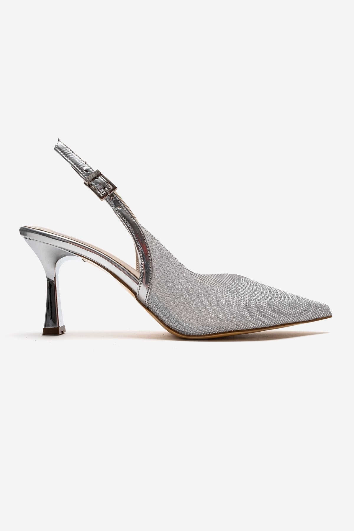 Dorata - Zapatos de tacón de aguja con adornos plateados (Mujer)
