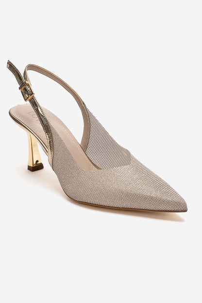 Dorata - Gold Embellished Stiletto Pump (Women)