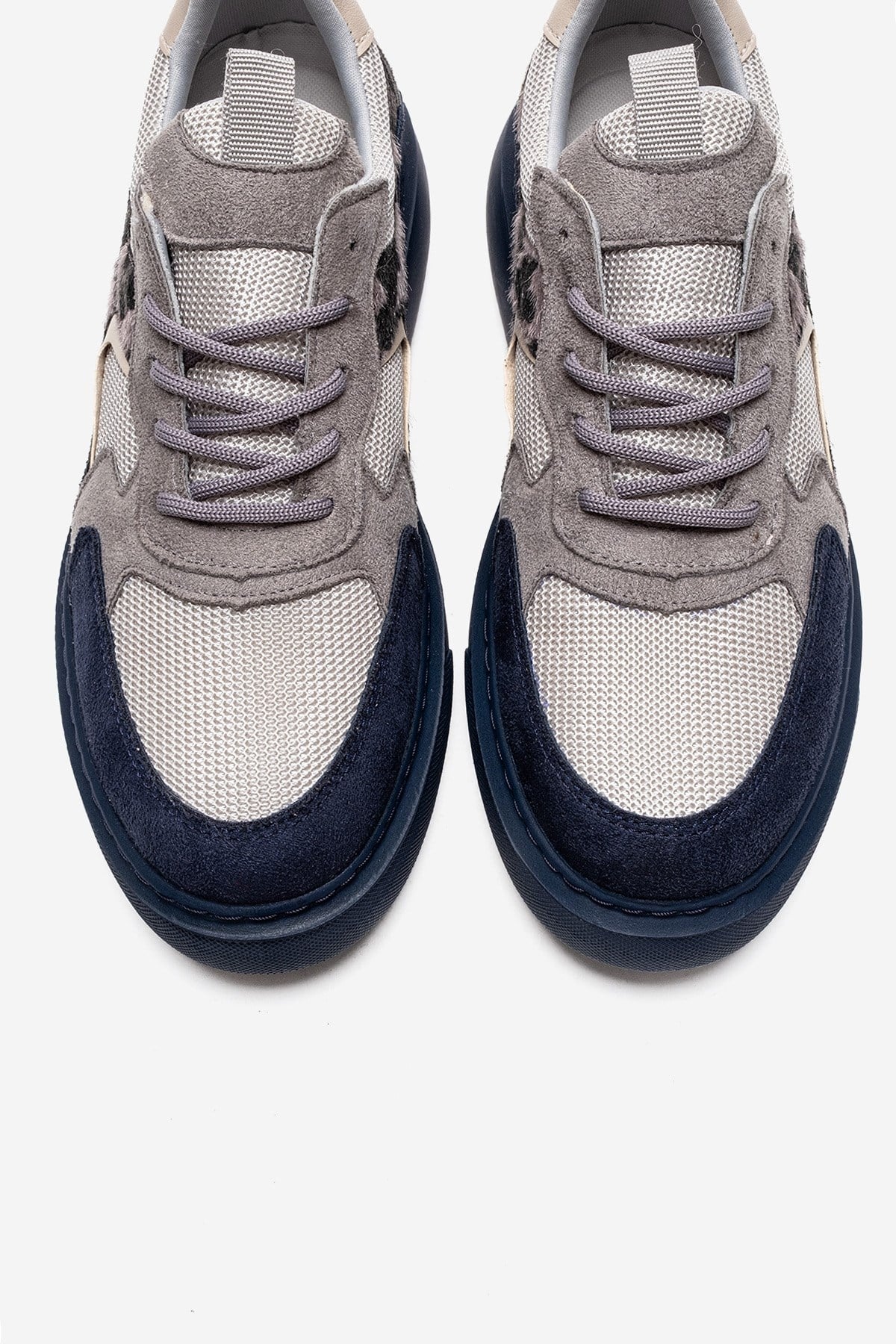 AERE - Navy Patterned Sneaker (Women)