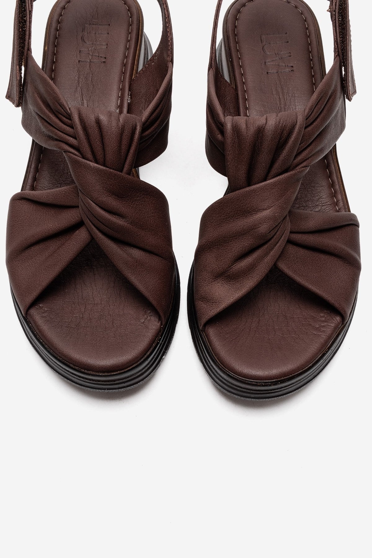 OARA - Brown Genuine Leather Sandal (Women)