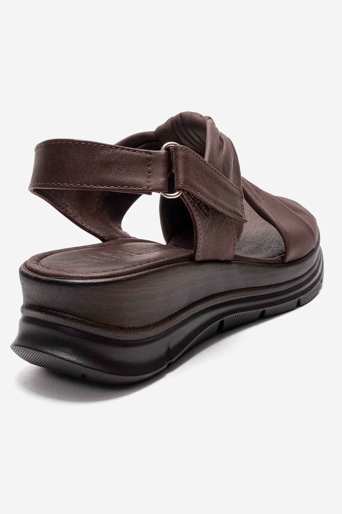 OARA - Brown Genuine Leather Sandal (Women)
