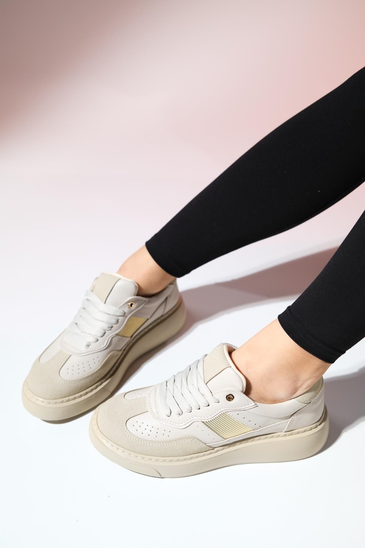 Venetia - Zapatillas deportivas beige (Mujer)