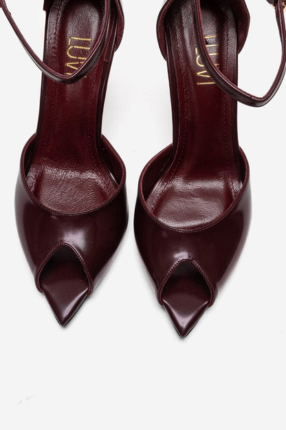 DONA - Burgundy Stiletto Pump (Women)